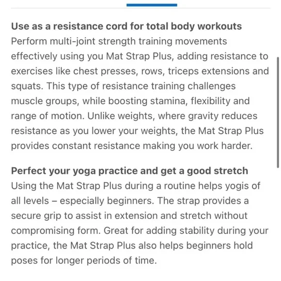 Fitness bundle Matt strap and Blue Body by Brooke Burke Core Discs - Picture 8 of 13